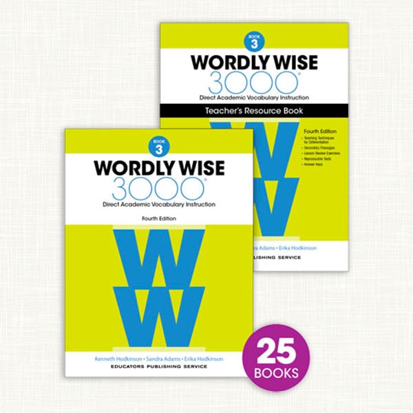 Wordly Wise 3000 Vocabulary Classroom Set With 25 Books, 4th Edition ...