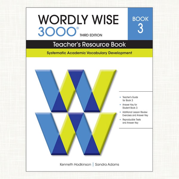 Wordly Wise 3000 Teacher's Resource Book, 3rd Edition, Grade 3